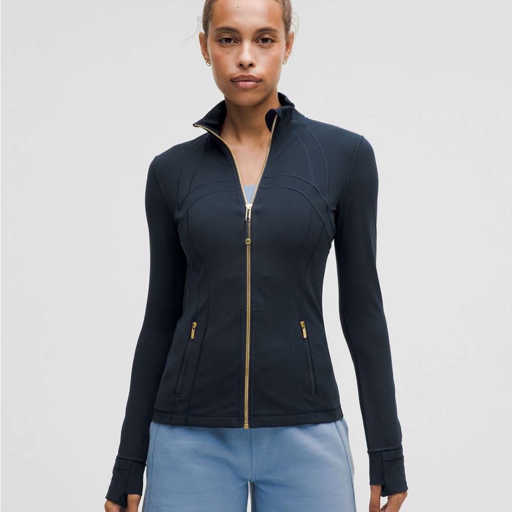 [ISO] Define jacket black or navy w/ gold zipper